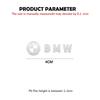 Kovové Nálepky Odznaky Dekorace Interiéru Auta Pro BMW M Power Performance M3 M5 X1 X3 X5 E30 E36 E39 E46 E87 E91 E90 E60 E82