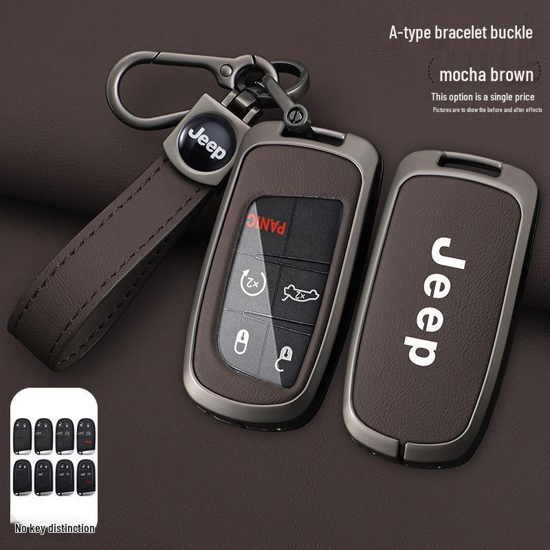 Etui na kluczyk Jeep Compass, Cherokee & Renegade z karabińczykiem