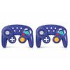 of GAMER Wireless Controller for Nintendo Retro USB Rechargeable [Set 2] K&S Switch, Design, (Navy)