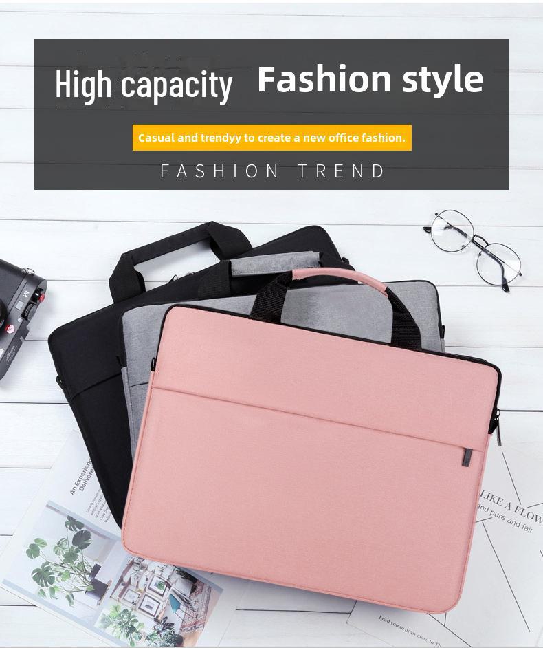 Ultra-Thin Laptop Bag for 13-15.6 Inch Notebooks & iPads with Printed Logo