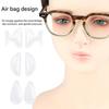 20pairs Adhesive Silicone Nose Pads with Air Cushion for Eyeglasses Nonslip Feature Universal Compatibility Comfort