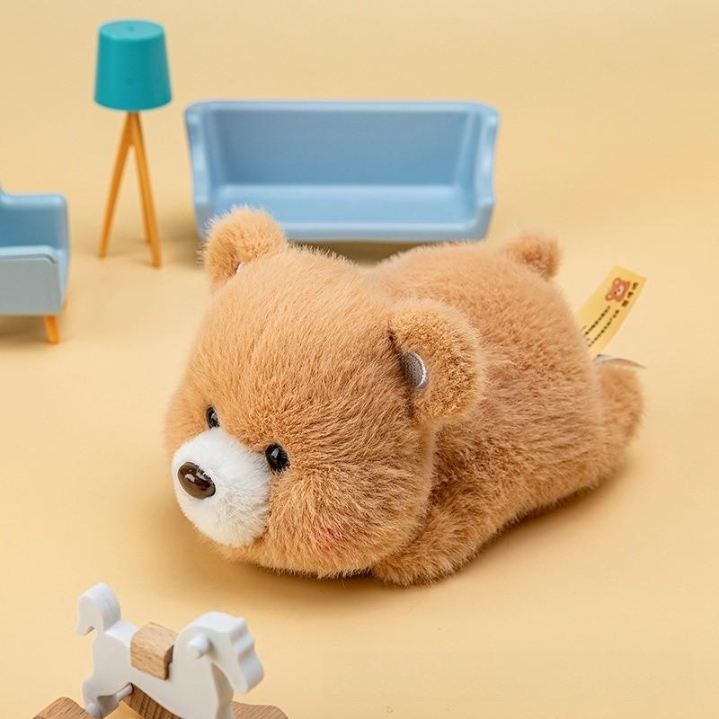 Folivora Capybara Animal Plush Desk Companion Toy Room Decor For Kids Play Sleep