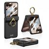 Razr60Ultra Mobile Phone Case Ring Holder Razr60Ultra Folding Screen Case Magnetic Solid Color