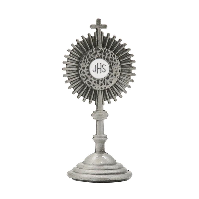 1Pc Catholic Christian Cross Jesus Figurine Communion Prayer Statue For Home Table Decoration Cross Figurine Religion Gift