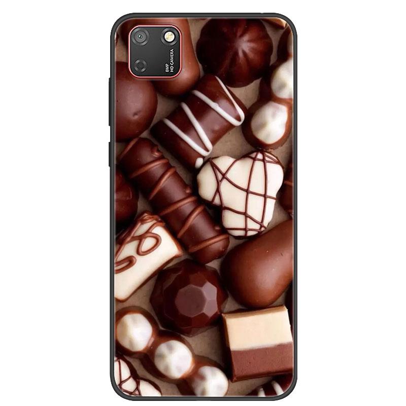 For Huawei Y5P Case Black Bumper Silicone TPU Soft Phone Cover For Huawei Y5P 2020 DRA-LX9 Y5 P Case Cartoon Fundas Y 5P