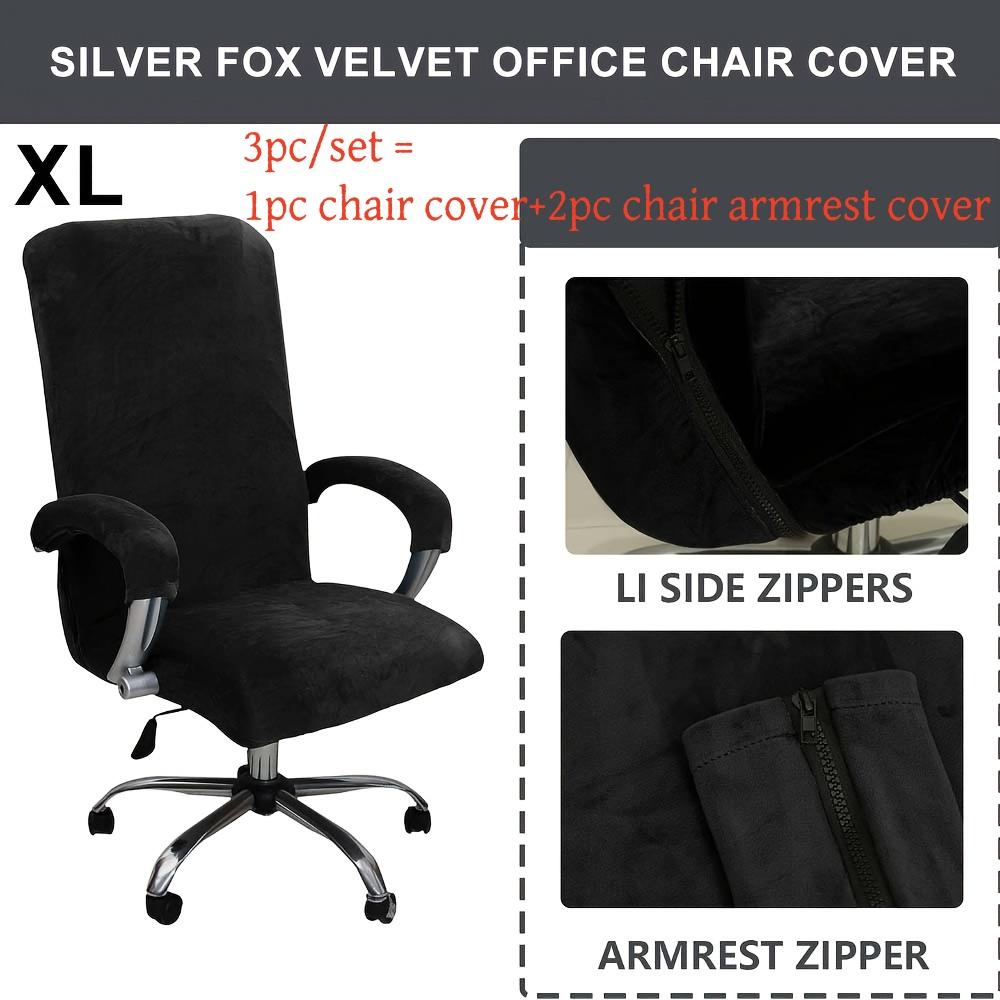 Office Computer Chair Cover, Elastic Armchair Protector, High-quality Dust-proof Armrest, Velvet Gaming Chair Cover, Detachable