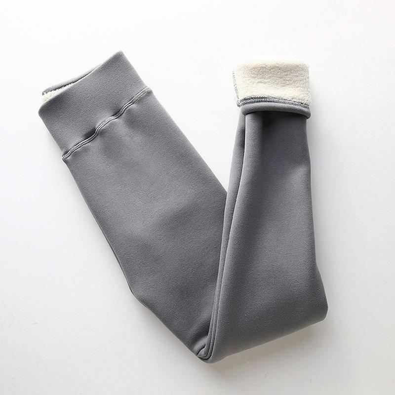 Warme, dicke Winterhose für Damen, mit Thermofleece gefütterte, dehnbare Leggings, Hose, Jogginghose