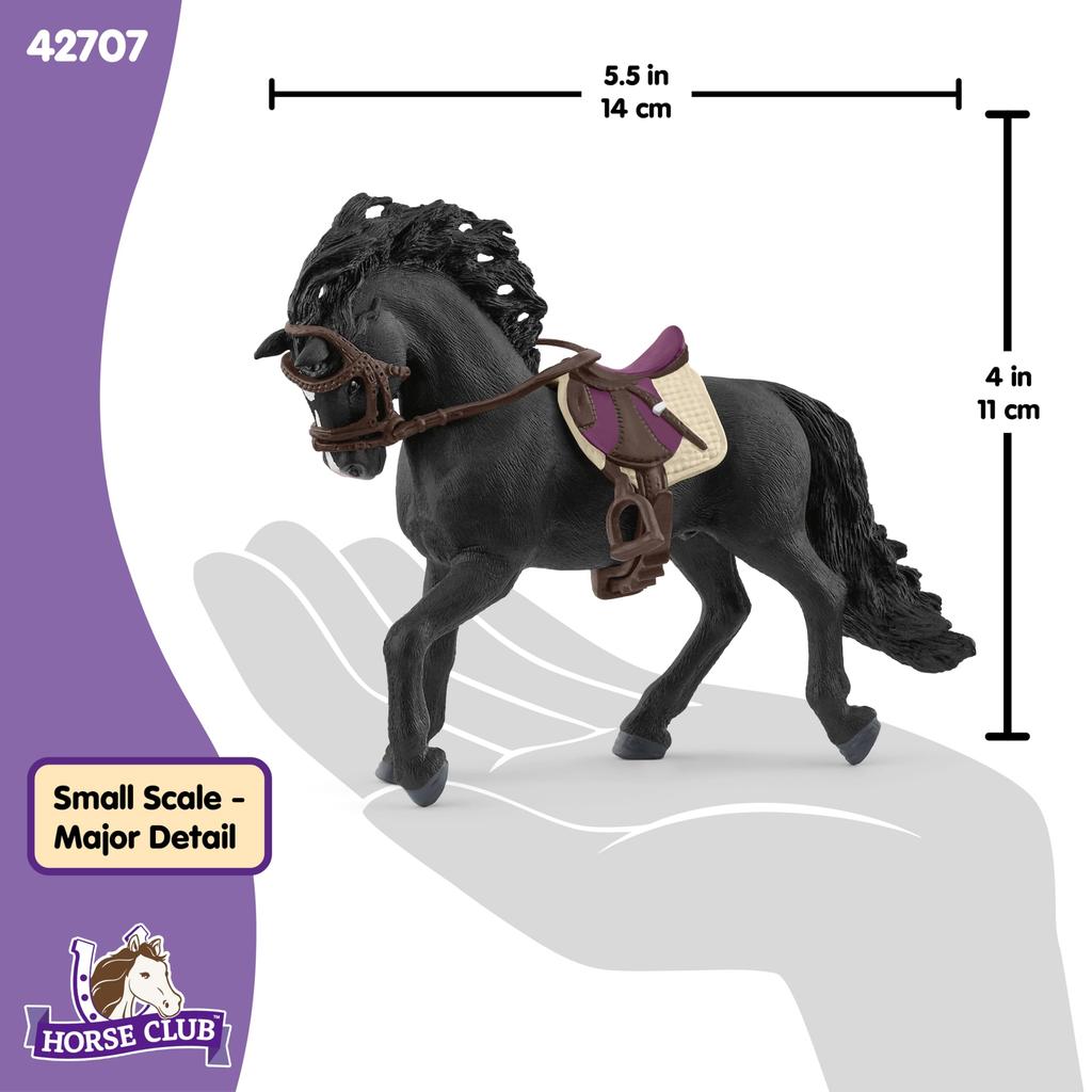 Schleich Horse Club Plaraza saddle and reins 42707 Española (male)