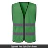 Reflective Yellow Safety Vest: Breathable Fluorescent Gear for Construction, Cycling, and Road Safety