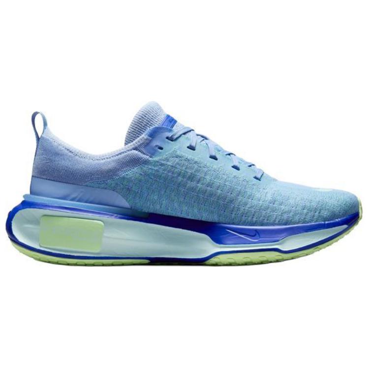 Nike ZoomX Invincible Run Flyknit 3 Aluminum Men Sneakers Blue Racer-Blue Barely-Volt DR2615-405