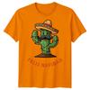 Cactus Feliz Navidad Christmas Holidays Unisexs TShirt Festive Sombrero Tee