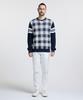 STCO Diems Cool Touch Check Round Knit_Navy (Classic Fit)_Dgkva01Ccn
