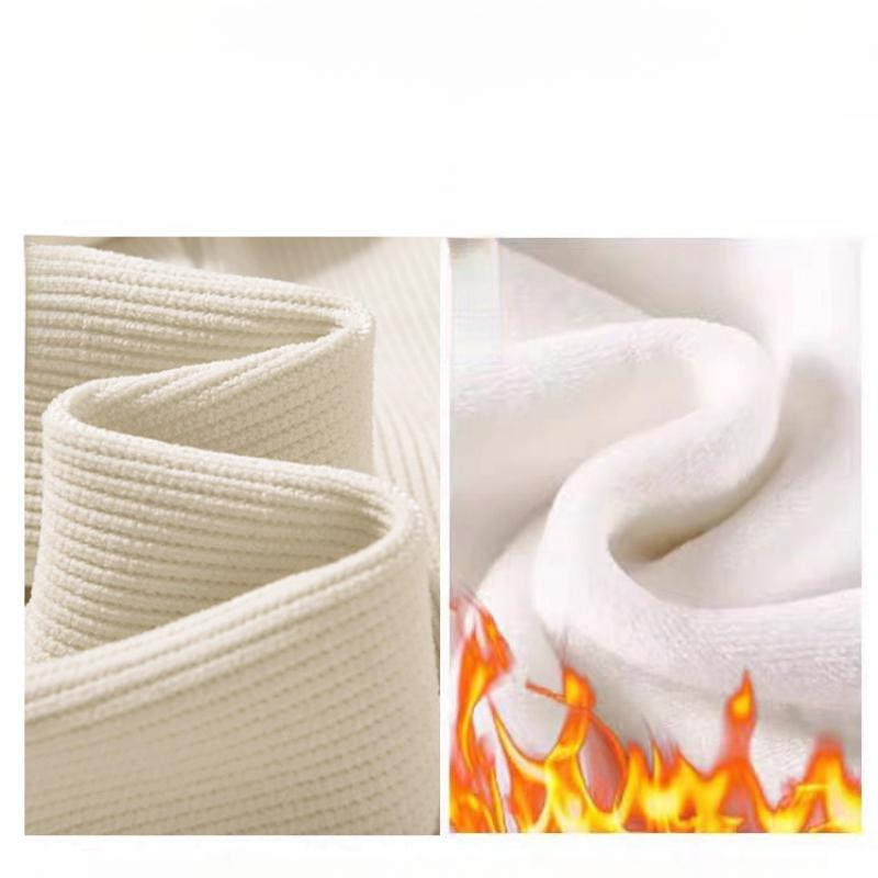 European Cotton Velvet Wide-Leg Pants for Women, Autumn, Winter, High Waist, Draped, Casual, Slim Fit, Straight-Leg Pants, Chenille Fleece-Lined