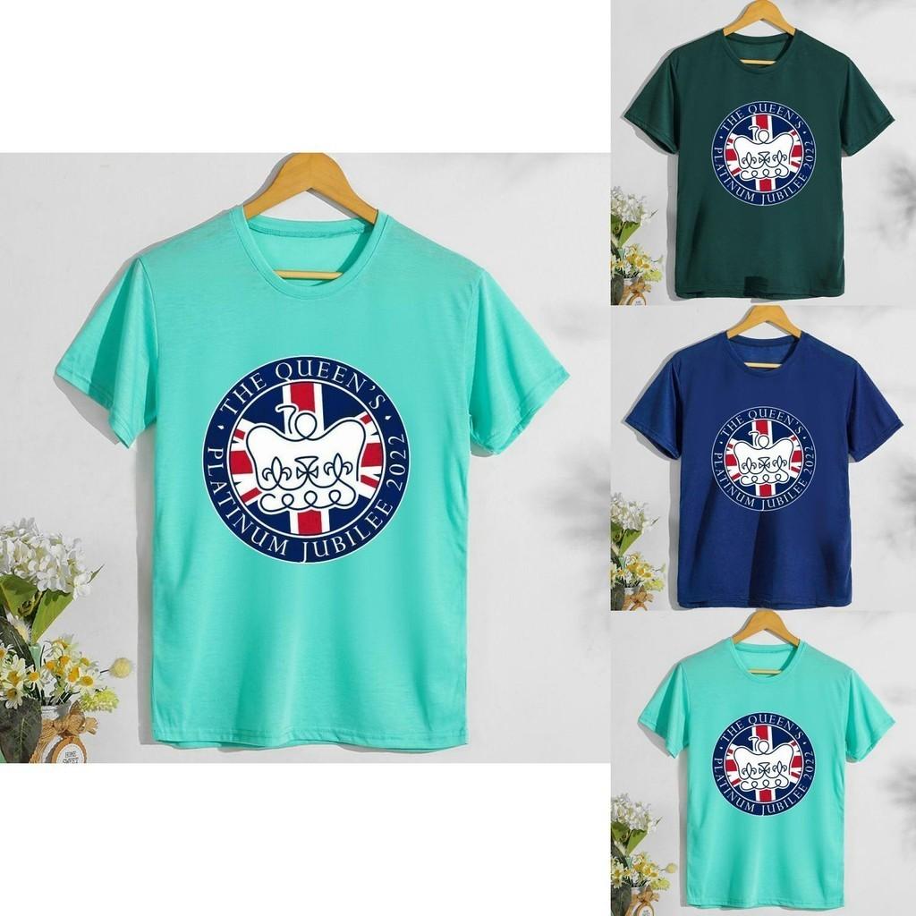 Queens Platinum Jubilee 2022 Union Jack T-shirt Vintage Distressed Style
