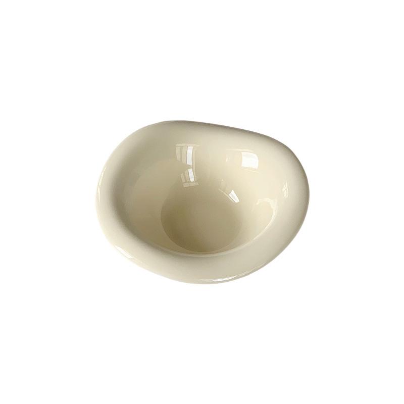 Ins Wind Special-shaped Salad Bowl High-value Yogurt  Oatmeal Breakfast Bowl Irregular Dessert Bowl Ice Cream
