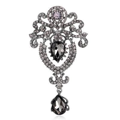 Brož Crown Crystal Corsage