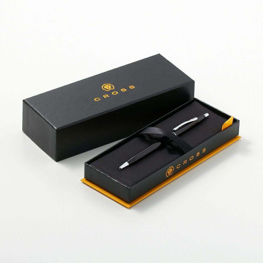 Used CROSS Pen Ballpoint Pen AT0082-77 Black Lacquer 【CLASSIC CENTURY】