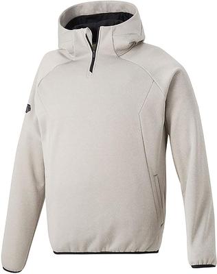 DESCENTE Barrier Fleece Baseball Fleece Sweatshirt Medium Gray Men's DBX-2761B,