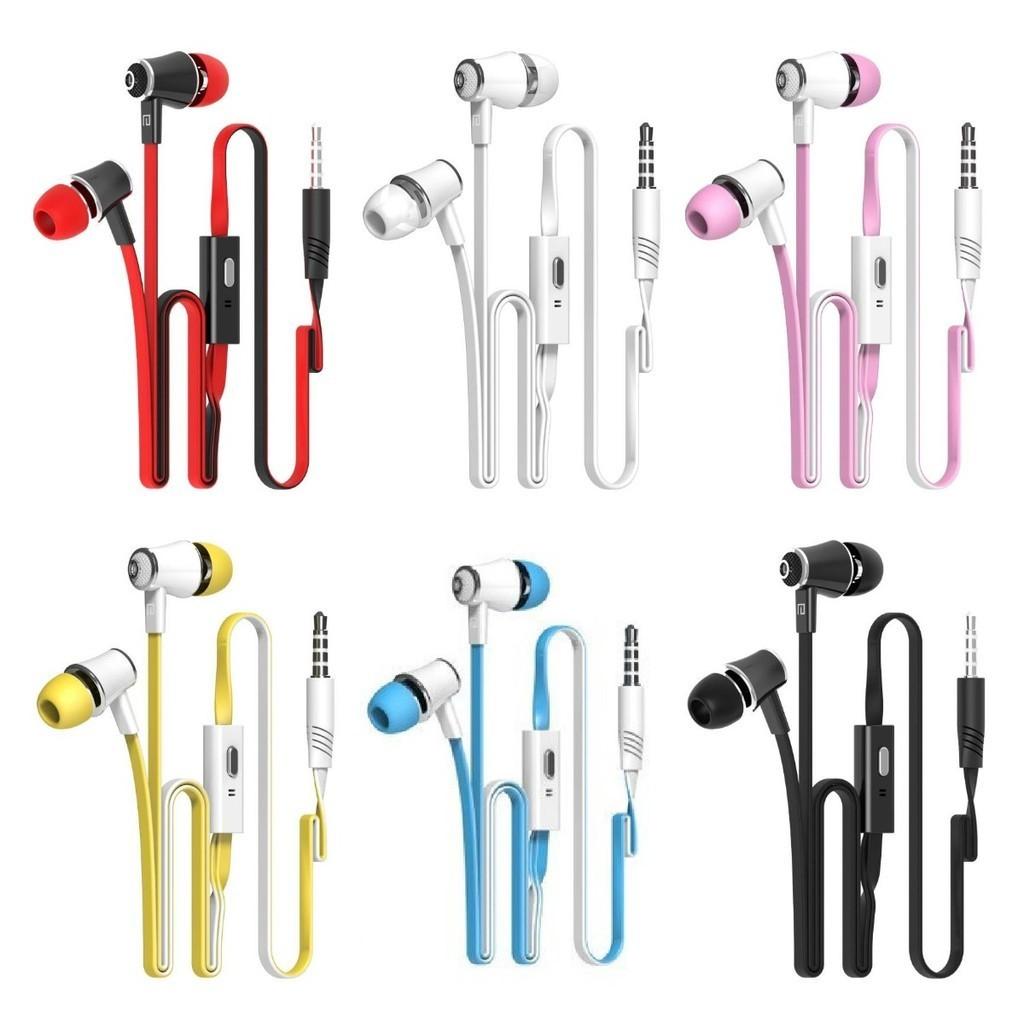 Colorful Stereo In-ear Earphones With Mic For Android And Pc By Lansiton Jm21