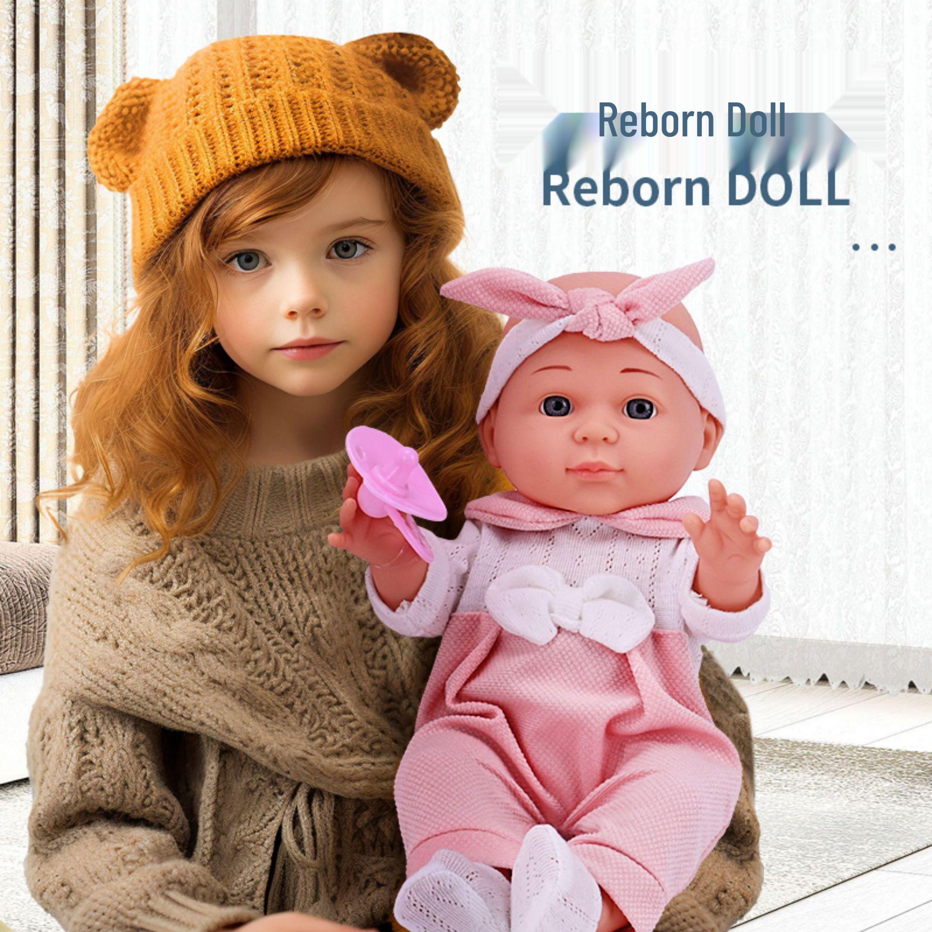 

12-Inch Reborn Baby Doll Set: Realistic, Washable Playhouse Doll