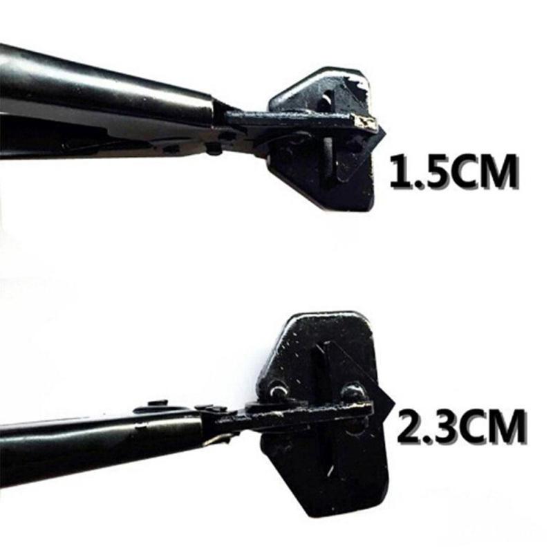 U Type Edge Trimming Scissors Stainless Steel 45 90 Degree Foldable Pliers Clamp Tool