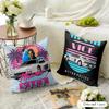 Film M-Miami Vice Kissenbezug Natürlicher Leinen Bio-Stoff Doppelseitiger Druck Sofa Heimdekoration Geschenk Kissenhülle
