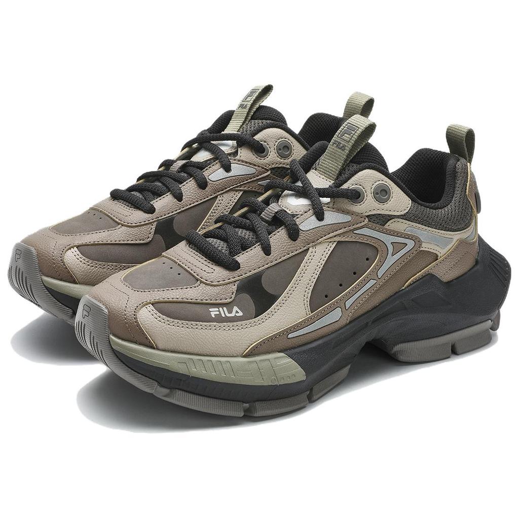 Fila Ciclone Casual Comfortable Low-Top Dad Shoes Men Sneakers Hawk-Brown Mountain-Gray F12M411103FFA