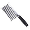 Stainless Steel Wavy Potato Cutter Heavy Duty Crinkle Cut Vegetable Slicer for Carrot  Fries Cutting Tool