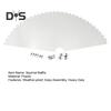 Wrap-Around Birds Feeder Squirrel Baffle with Serrated Edge Weather-proof Outside Hanging Bird House Pole Mount Transparent Raccoon Squirrels Rodents