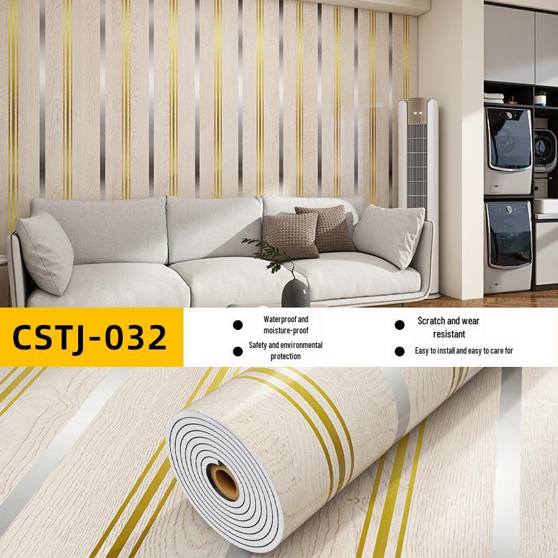 Self-Adhesive Waterproof Imitation Marble Tile Wall Sticker for Bathroom, Living Room, Kitchen, and TV Background.