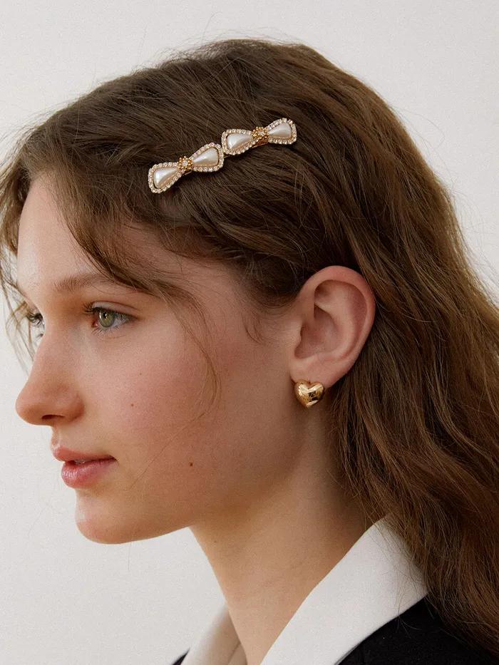 Vintage Ribbon Hair Pin HP042