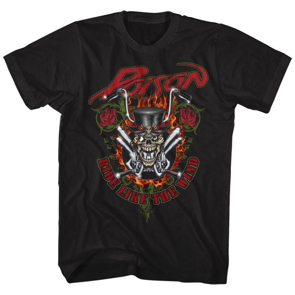 Poison Ride Like The Wind Music Shirt