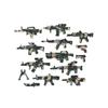 Building Blocks Weapons Accessory Soldier Digital Gift Ninja Sword Mortar Cannon Missile Launcher RPG Toys Mini Brick X006