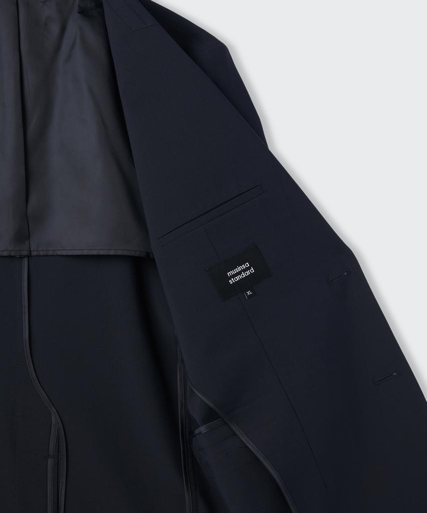Musinsa Standard [Cooltandard] Oversized Blazer [Navy]