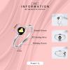 Modish Fashionable Instagram Gold Tone Heart Original 100 % Women Tone Enamel Finger Ring Classic Stackable JewelryFashion Finger