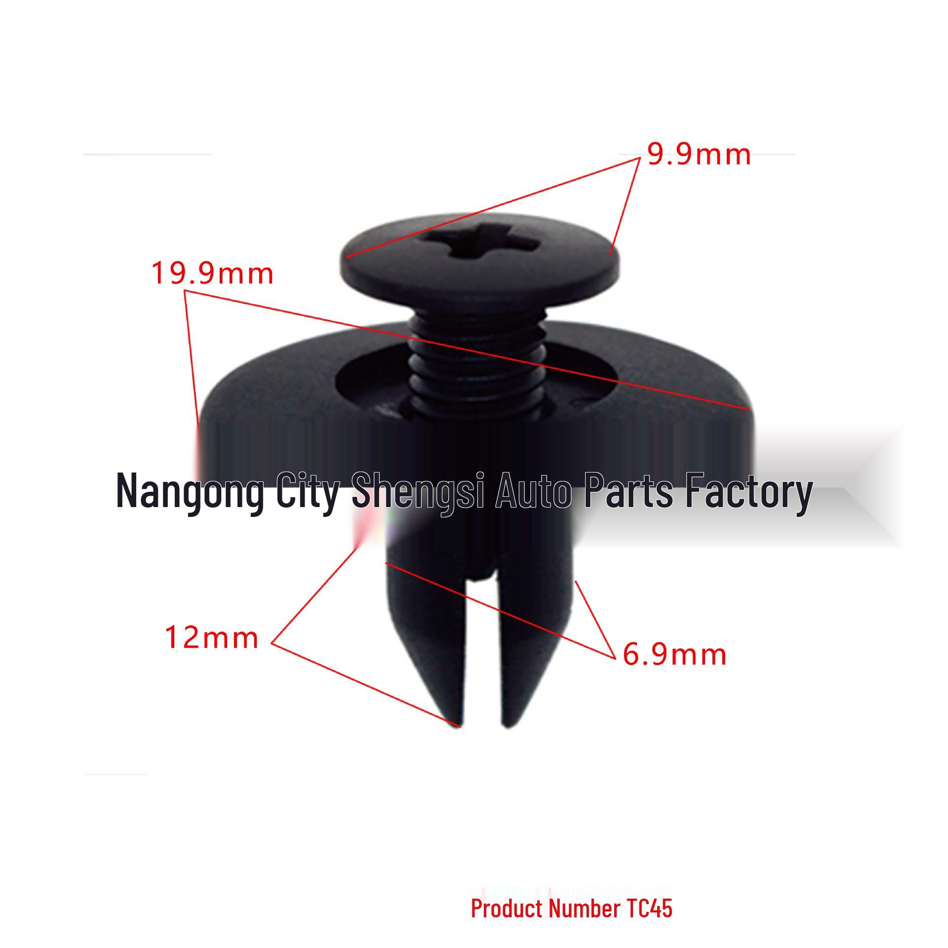 

General Motors Mudguard Nylon Clip Accessories for Inner Lining Installation 10000 units