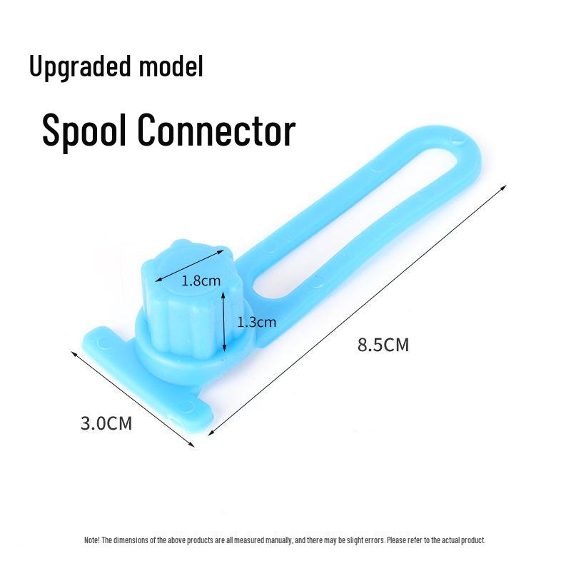 Rutschfestes Set für Angelruten- und Rollenlinienverbinder für dicke und dünne Ruten