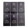 Tarocchi Rune Oracolo Mazzo 26 Carte 10*6.3cm Gioco da Tavolo per Illuminazione e Trasformazione della Vita