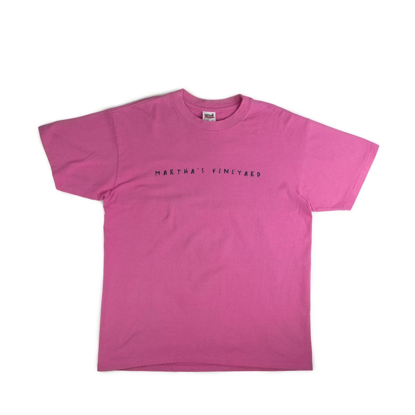 Vintage 1990 s Martha s Vineyard Pink Tee Shirt M
