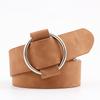 Fashionable Women's Wide Faux Leather Belt With Smooth Buckle For Everyday Wear
