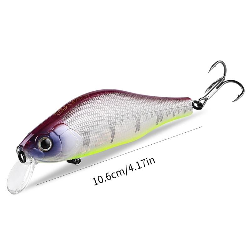 10.6cm Jerkbait Hecht Crankbait Topwater Minnow Angelköder Swimbait Harte Jerkbaits für Salzwasserangeln