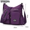 WTEMPO Ladies Casual Fashion Waterproof Nylon One-shoulder Travel Messenger Bag