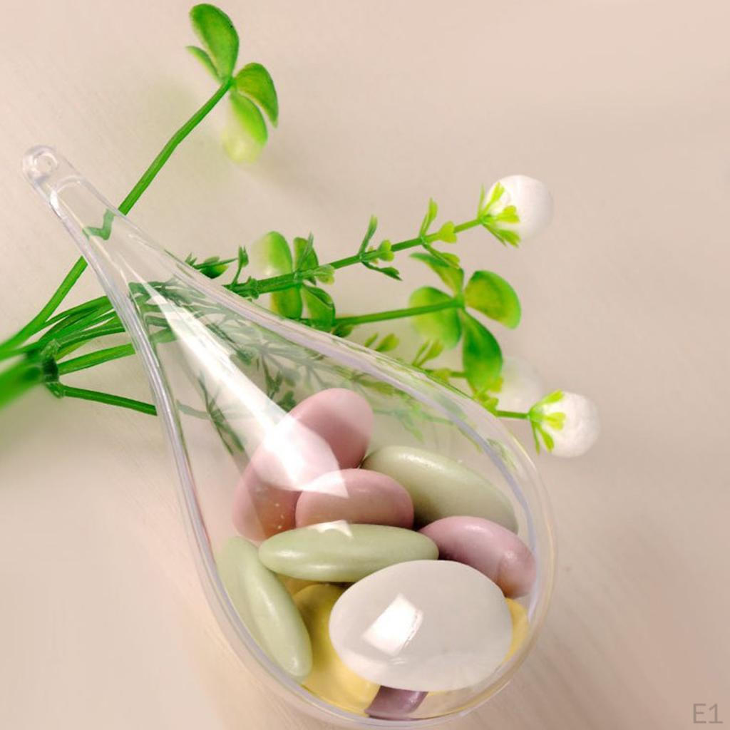 Pachet de 5 cutii de bomboane cu bile reîncărcabile din plastic Ornament de copac