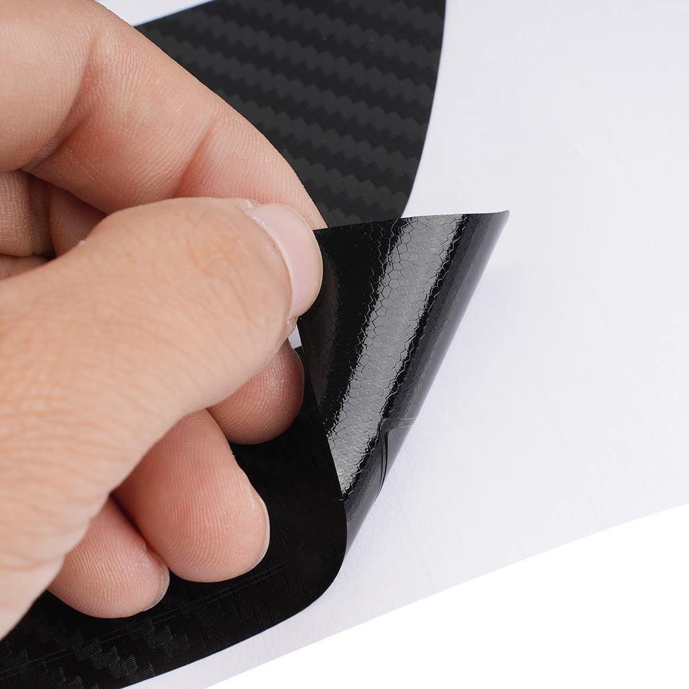 High Quality Useful Interior Sticker 3D Accessory Black Car Carbon Fiber Replacement Replaces Trim Vinyl Decal