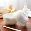 Qiwei Pure White Ceramic Dining Bowl