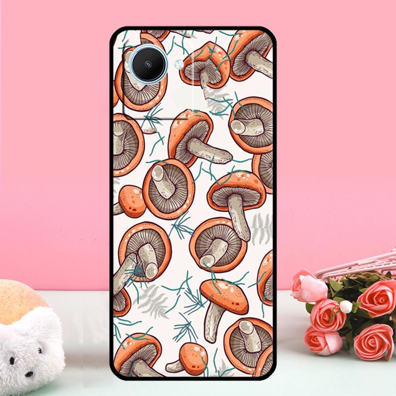 Mushroom Forest For Realme C55 C53 C35 C33 C30 C25s C21Y C11 C15 GT Neo5 GT3 GT5 9 10 11 12 Pro Plus Case