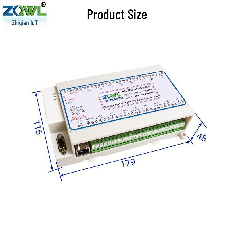 Chytrý 16kanálový síťový reléový modul IoT
