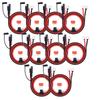 1-10 pezzi Cavo Batteria Moto 12V Connettori Rapidi SAE a O-ring Cavo di Estensione Rapida Filo Cavo 18AWG con Fusibile da 10A per Caricabatterie/Mantenitore di Batteria