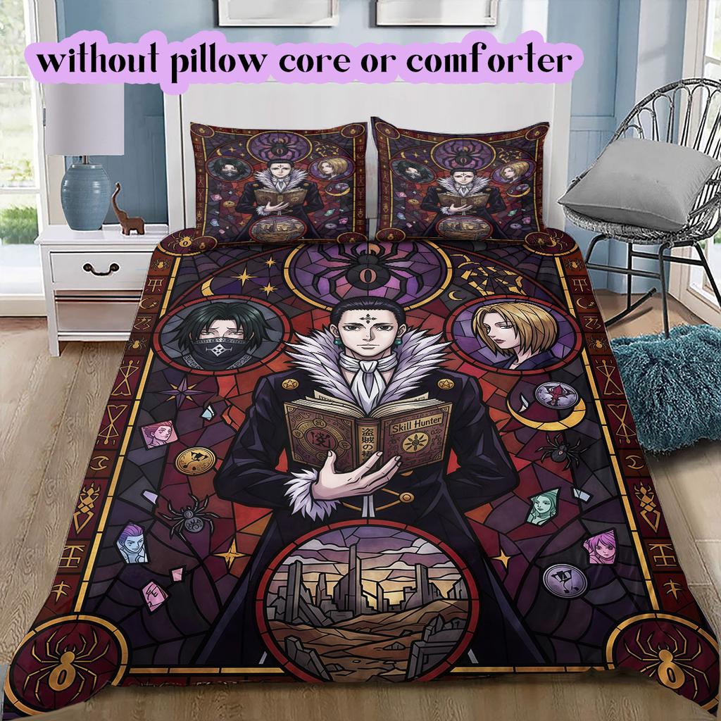 Hunter anime character Soft and Comfortable Duvet Cover, Children's Bedding Set Gift, Extra Large Size, Various Sizes Available