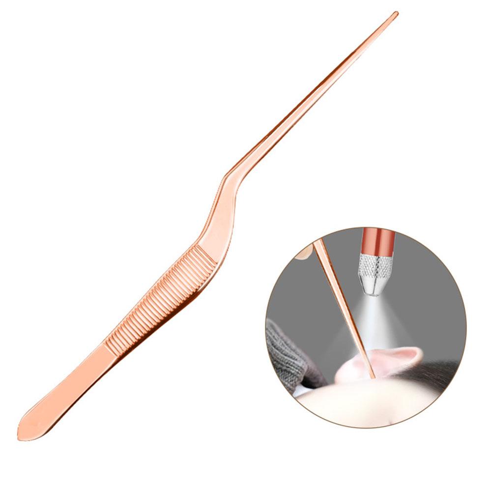 7 Pcs/Set Stainless Steel Earpick Ear Wax Removal Tool Set Glowing Ear Spoon Adult Children Safe Ear Wax Cleaning Tools